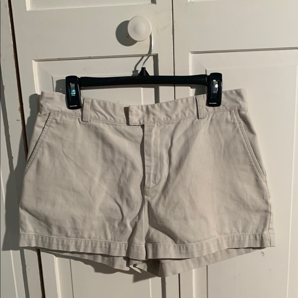 Ralph Lauren Cream 100% Cotton Classic Shorts